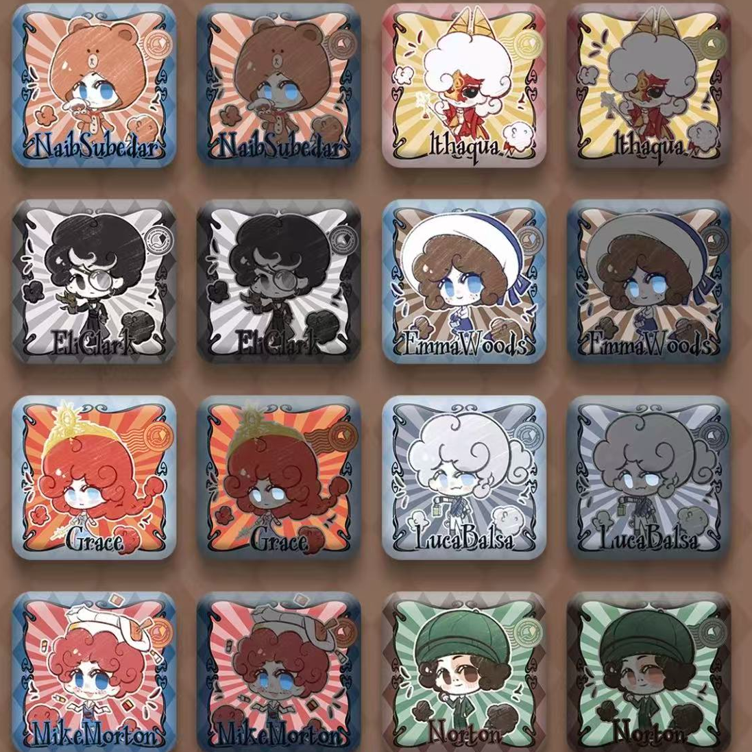 【蛋蛋拆卡】第五人格棉花糖迷你吧唧  同人授权