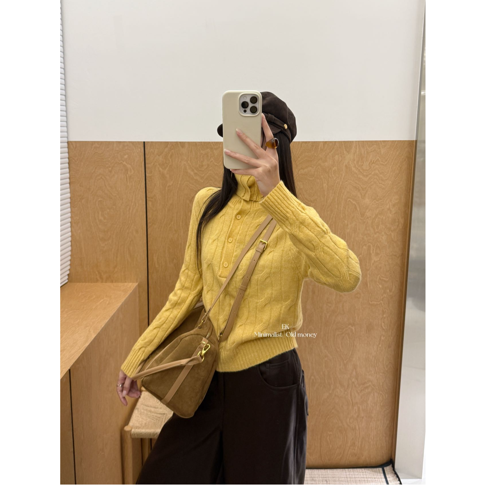 慵懒宽松麻花高领毛衣女秋冬新款百搭半开领针织上衣1299