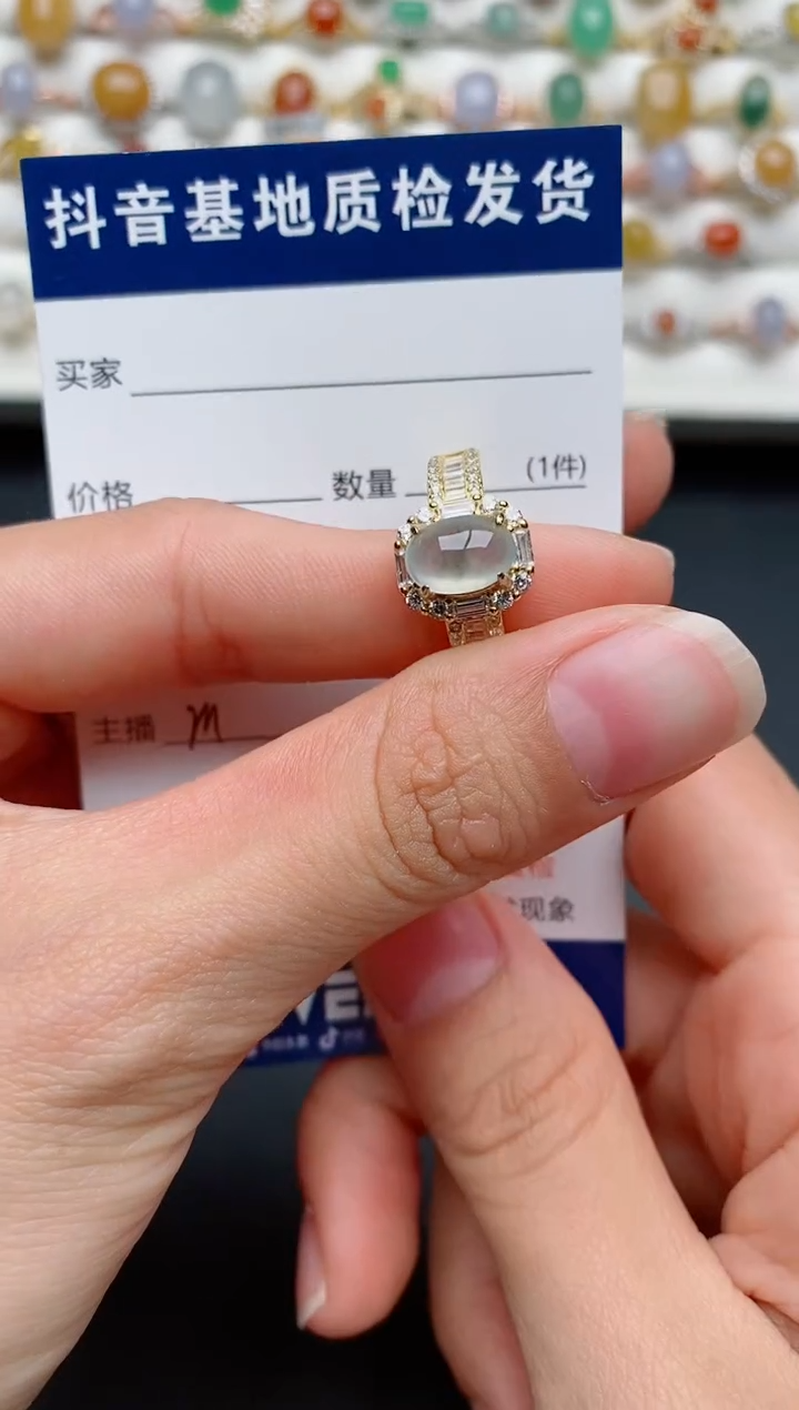 【闪购商品】翡翠戒指银S925镶嵌..........