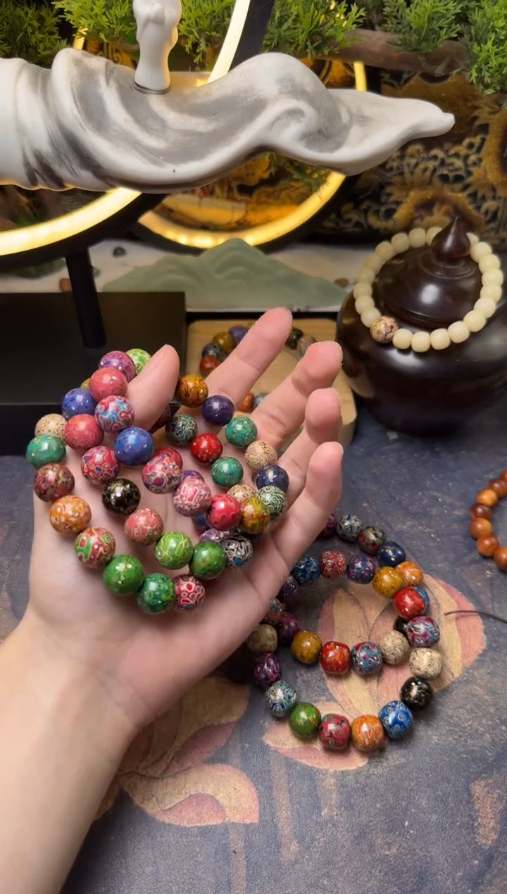 大漆工艺品手串/手链大漆多宝圆珠