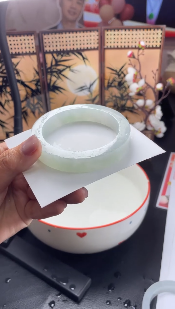 【闪购商品】定制翡翠手镯未镶嵌SZAJC03DZS（冰条）