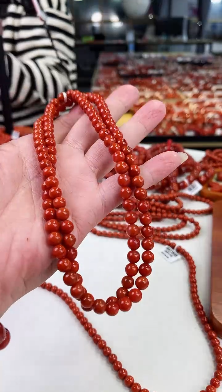 【闪购商品】南红玛瑙瓦西多圈7+未镶嵌一个/条