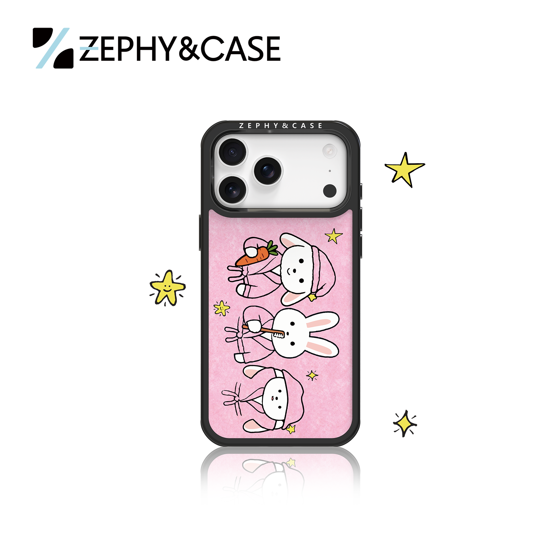 ZEPHY&CASE｜晚安小兔 防摔 轻薄 磁吸适用iPhone手机壳17/16