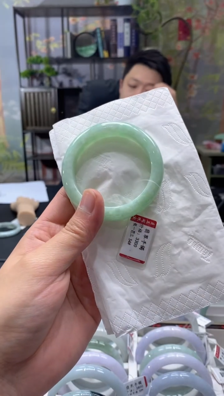 未镶嵌手镯翡翠0076****