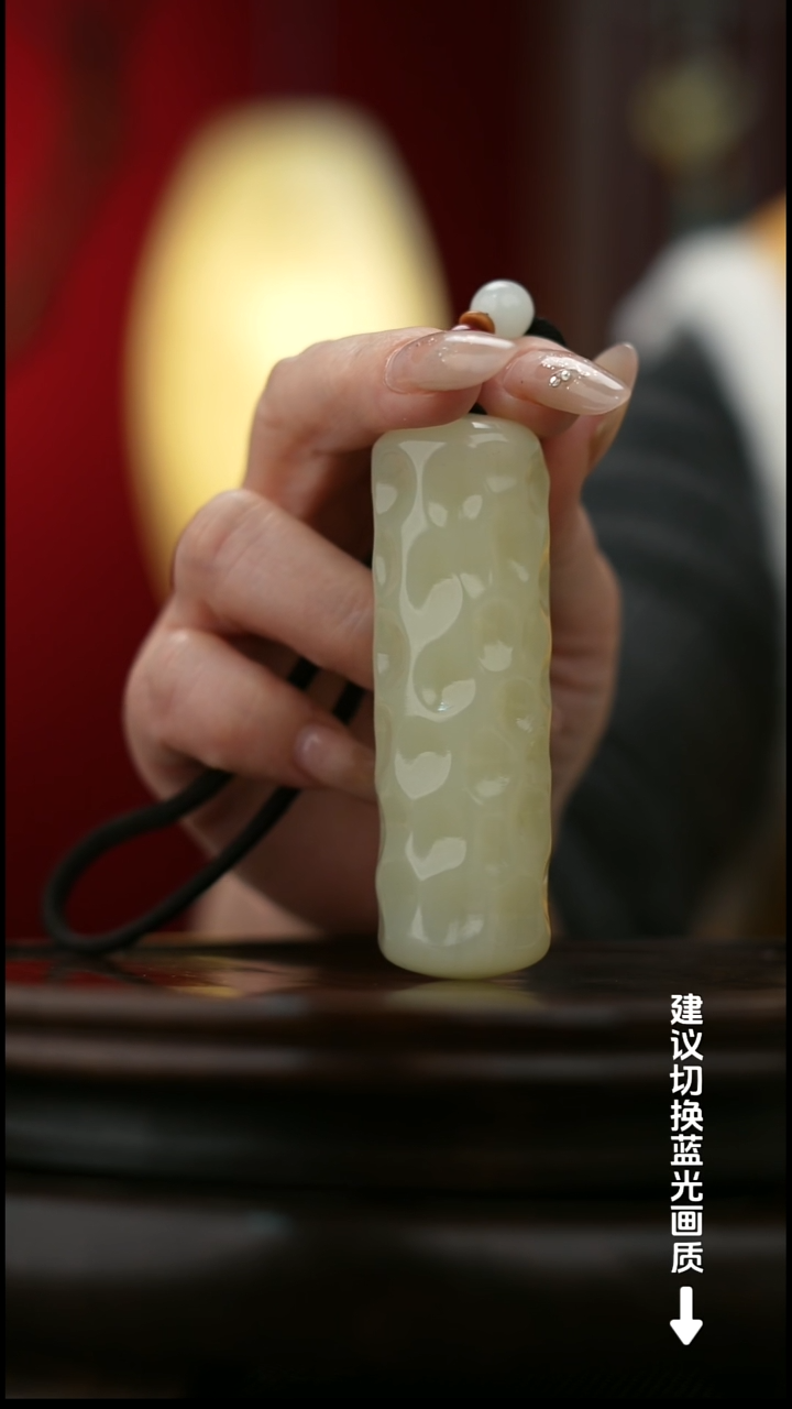 玉【锤纹】天然玉石手把件