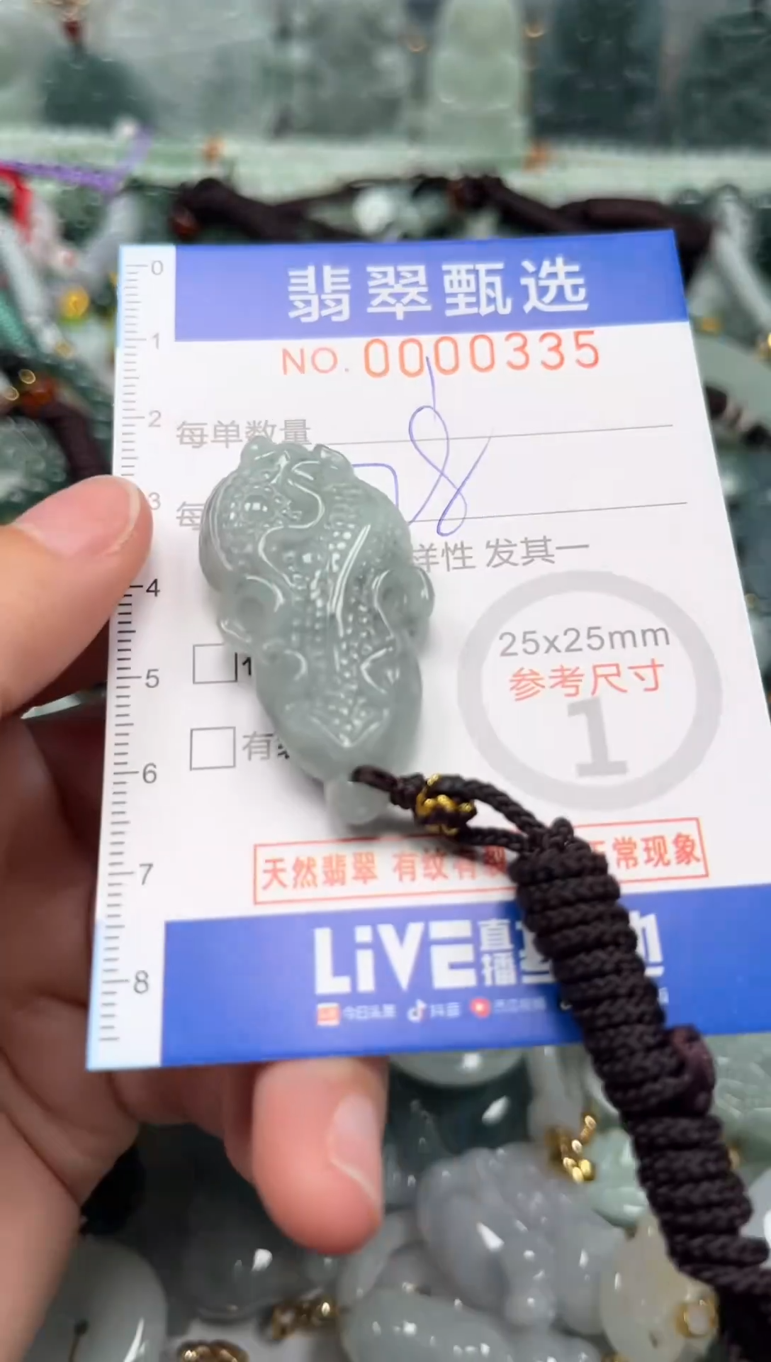 【闪购商品】翡翠颈饰未镶嵌00..0335