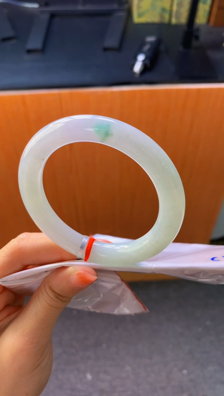 未镶嵌手镯翡翠-C566 圈口57.5