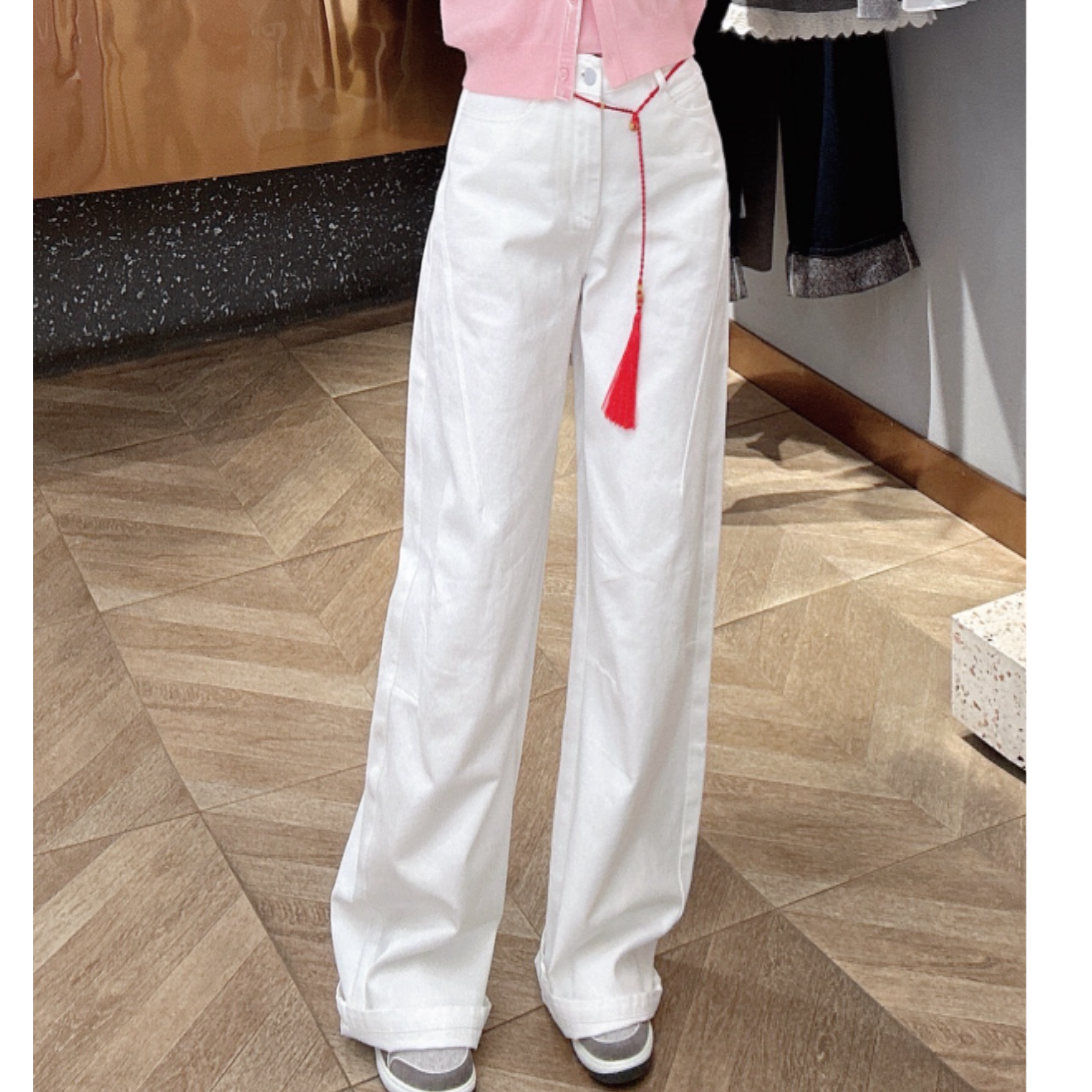 COCOON 可可尼 简约显瘦复古牛仔裤26年春26112BC173318——1699