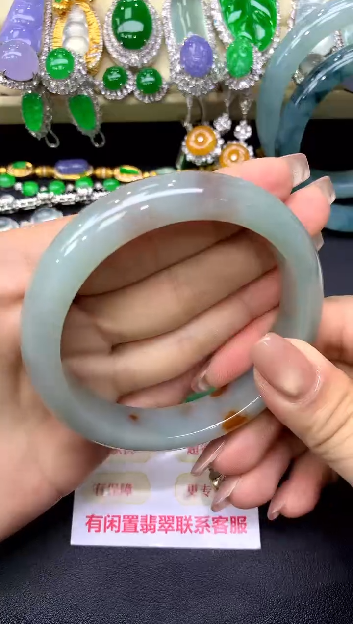 未镶嵌手镯翡翠304-中国好珍宝