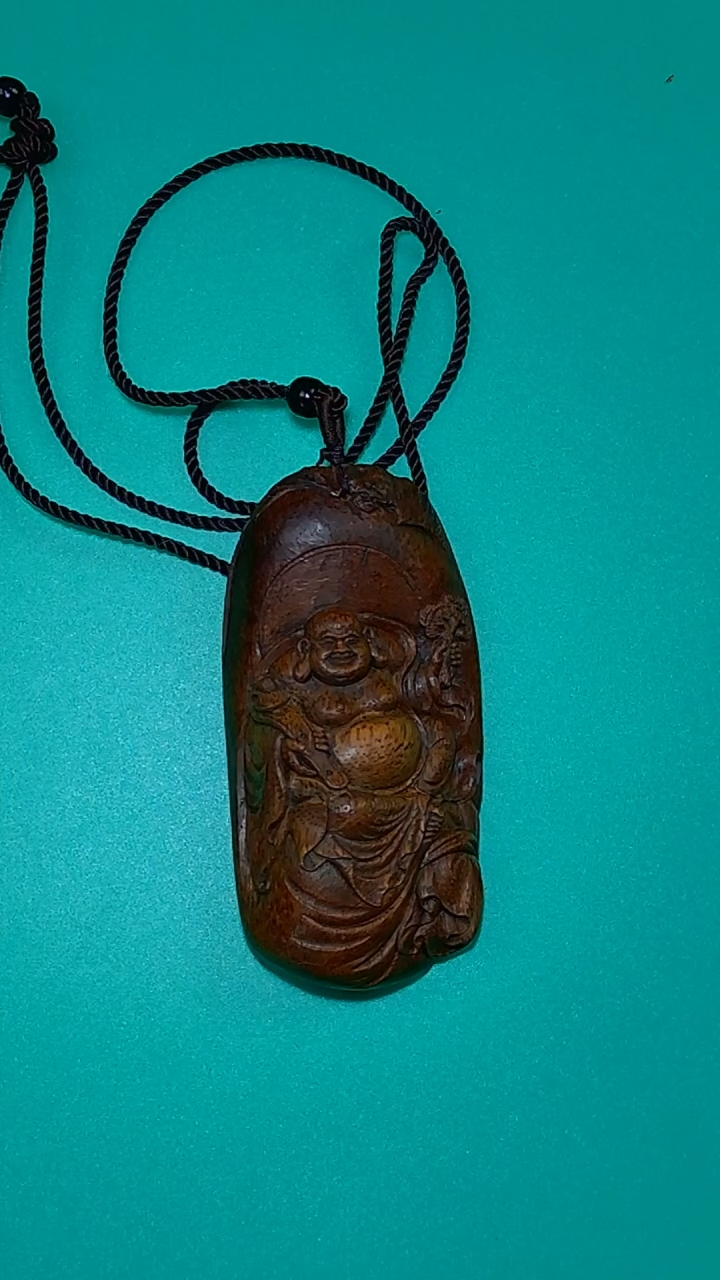 【闪购商品】沉香吊坠老惠安红土沉水雕刻件3071