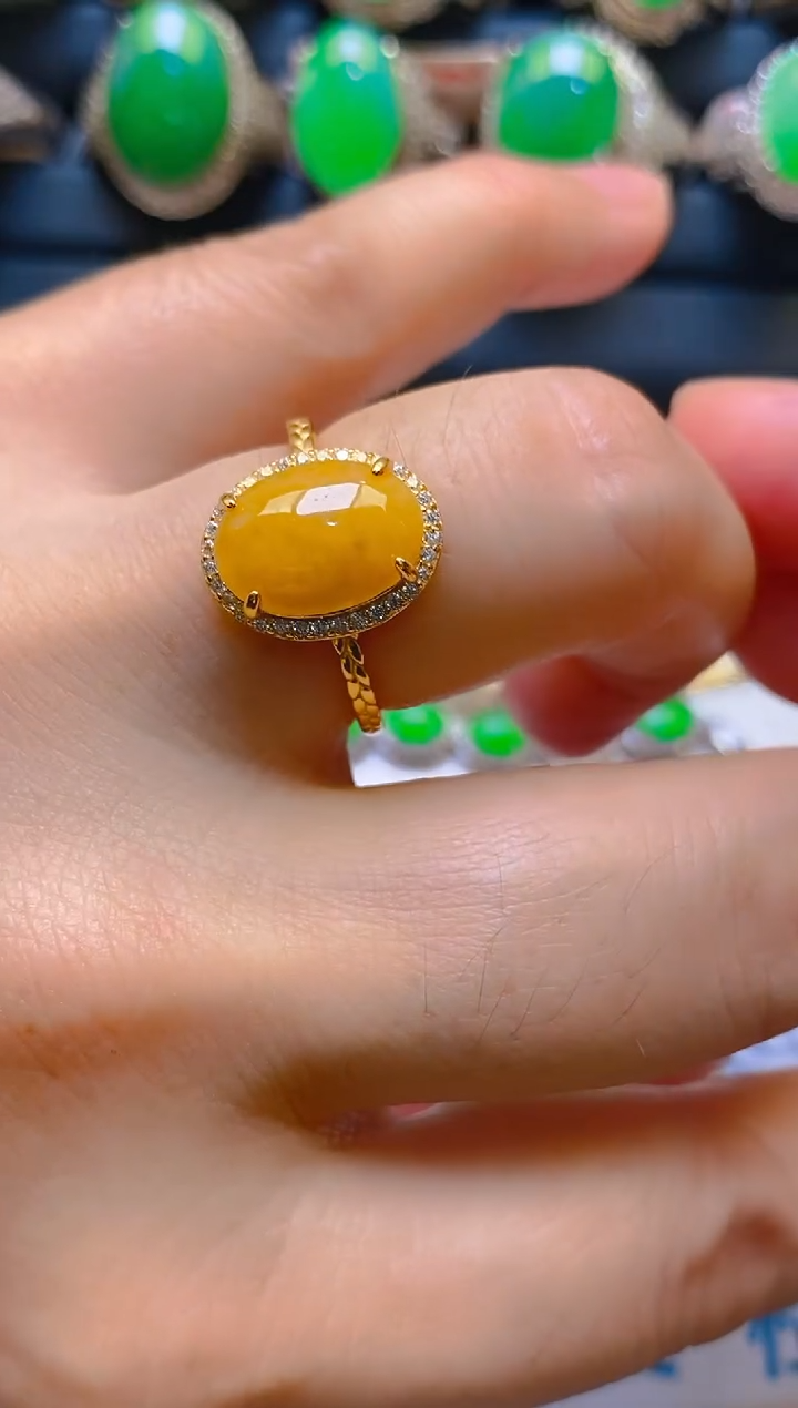 【闪购商品】翡翠耳饰银S925镶嵌天然A货翡翠1