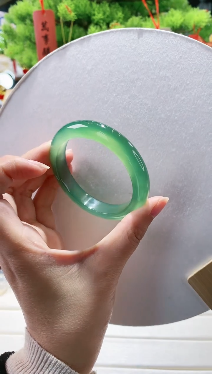 【闪购商品】玛瑙/玉髓手镯未镶嵌144-53.9