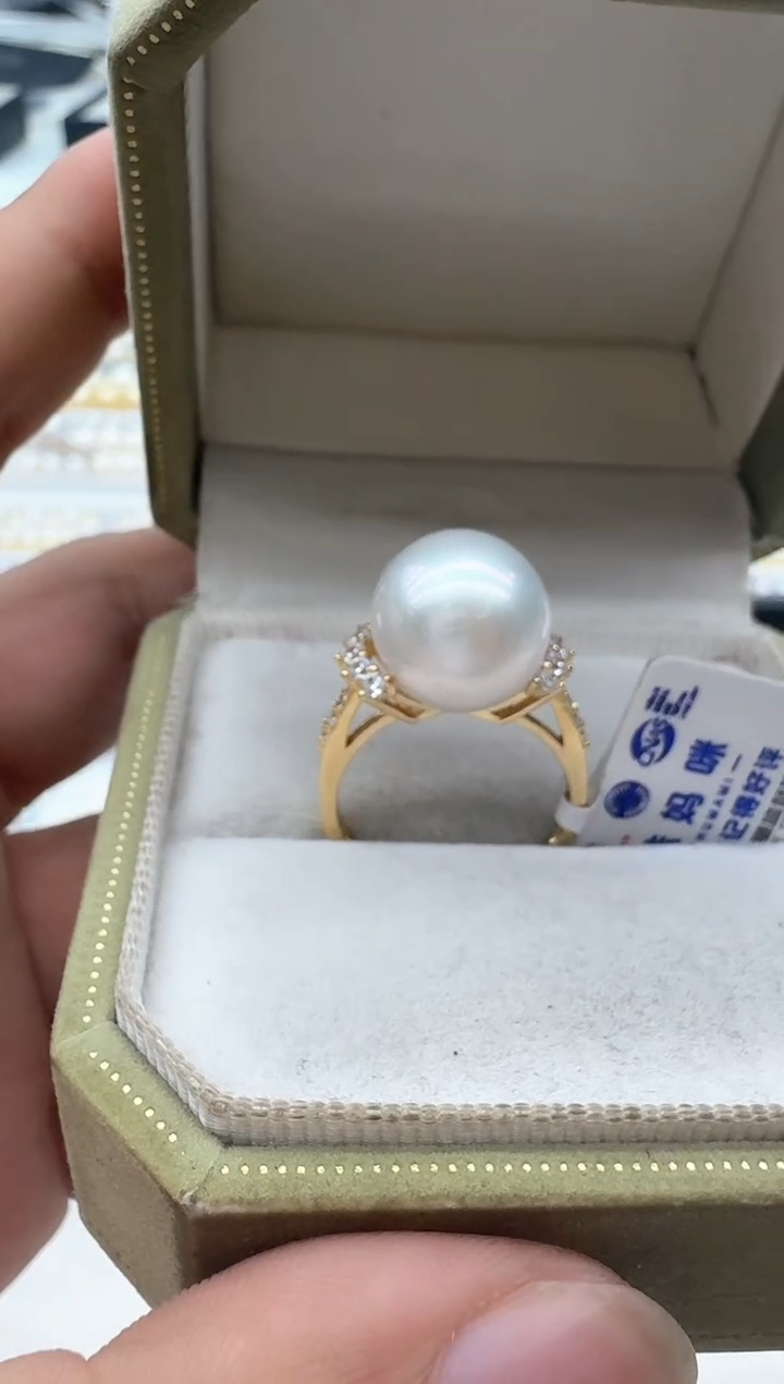 【闪购商品】淡水珍珠戒指银S925镶嵌清货