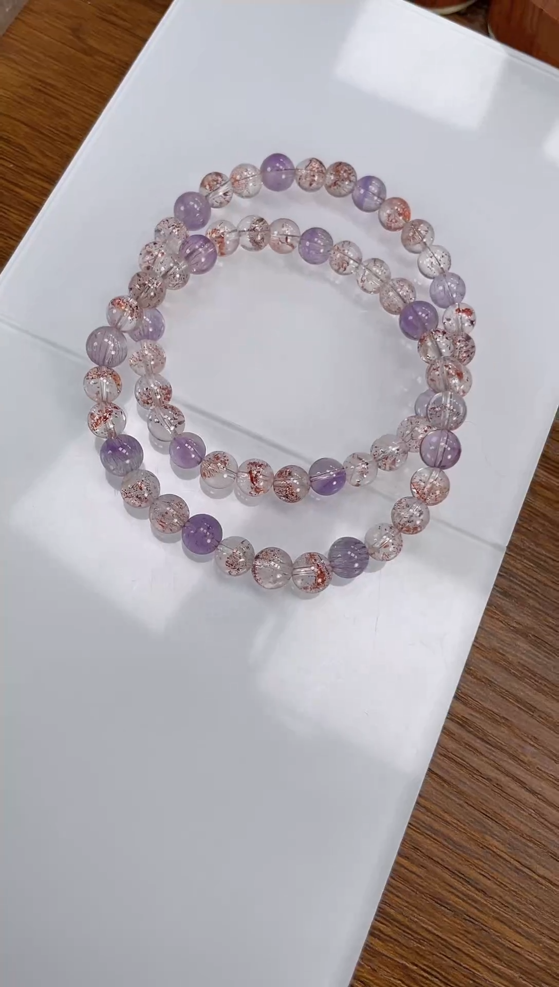 【闪购商品】水晶手链未镶嵌超七手串6+mm