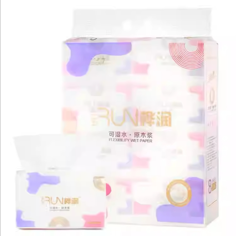 兰奇桦润纸巾抽纸568大包大张家用实惠装抽取式餐巾纸耐抽纸巾
