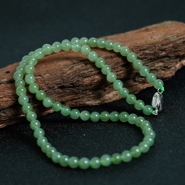 【老爸评测专属】银S925和田玉项链5.5+ C091304