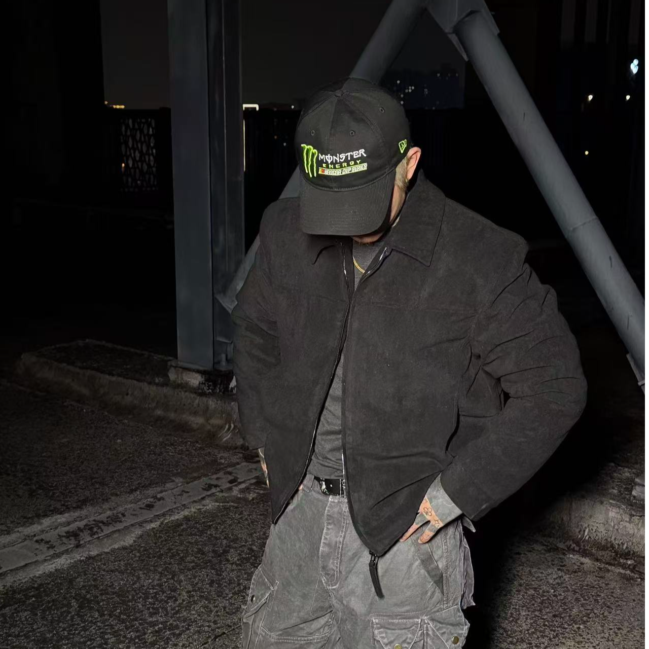 【夹克棉服】美式复古美拉德翻领潮流外套男女秋冬新款宽松时尚夹克