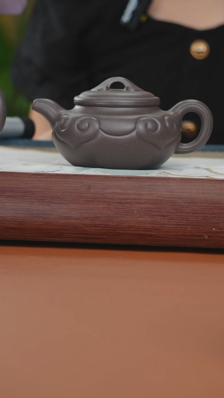 茶壶紫砂沙***狼大水潭清灰紫如意仿古