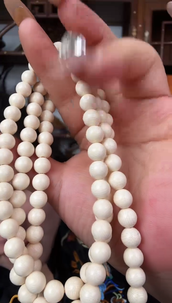 珐琅足银私人藏宝阁珍品 | 7A级牙牙108项链