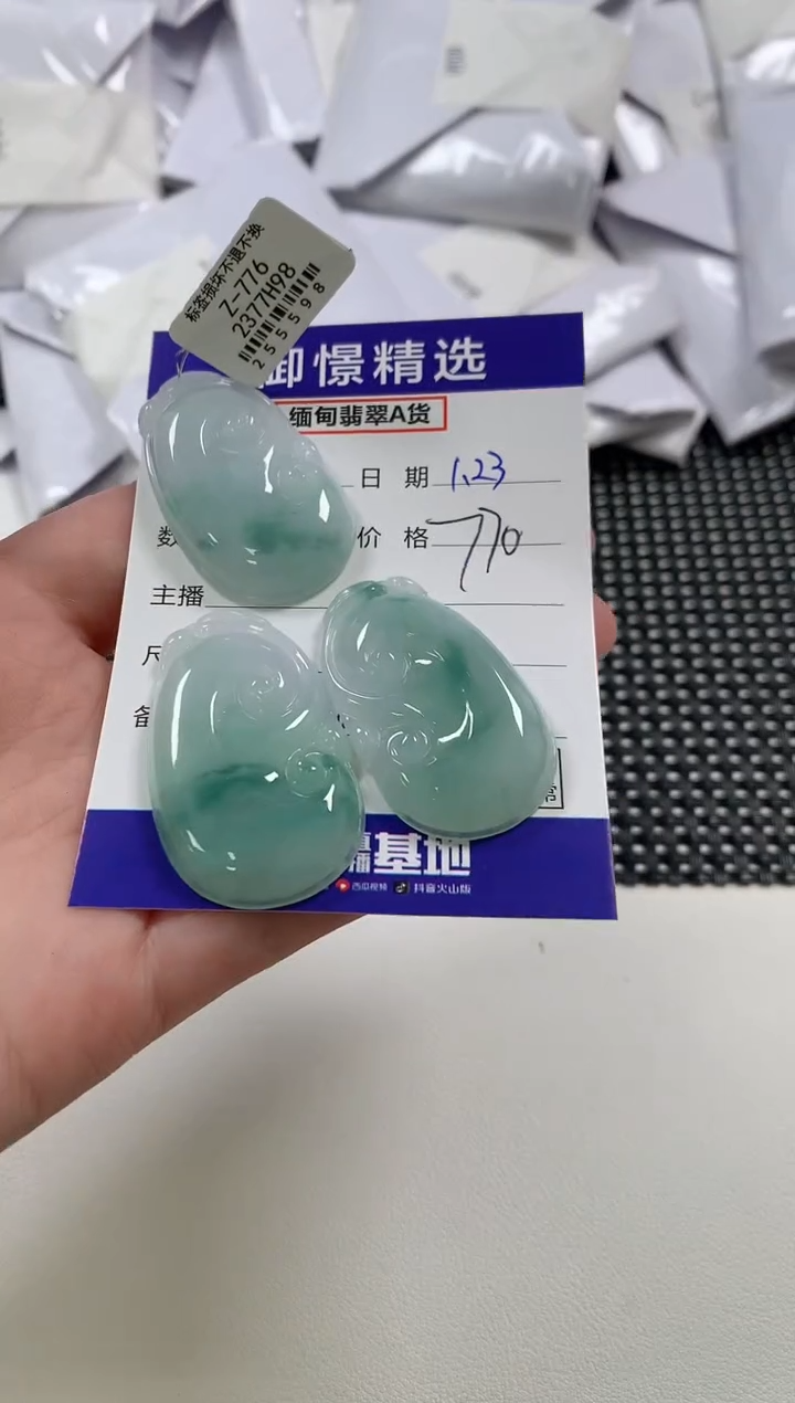 【闪购商品】翡翠颈饰未镶嵌50多样性发货其一