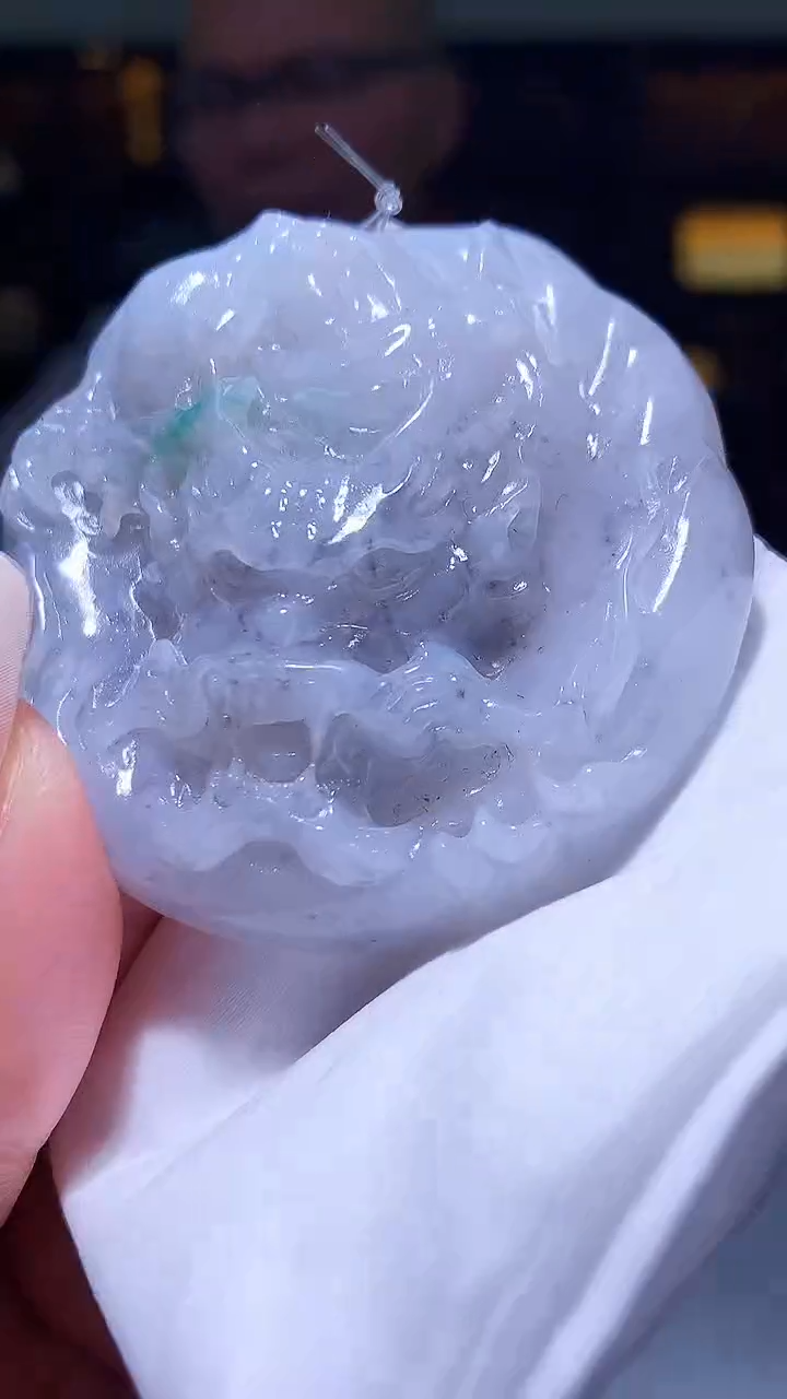 【闪购商品】定制翡翠未镶嵌1057xx-毛货挂件16
