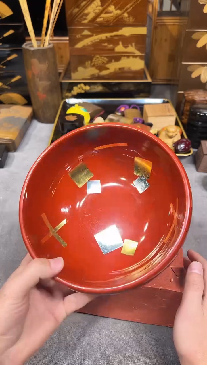 金银钵大漆漆器大漆漆器
