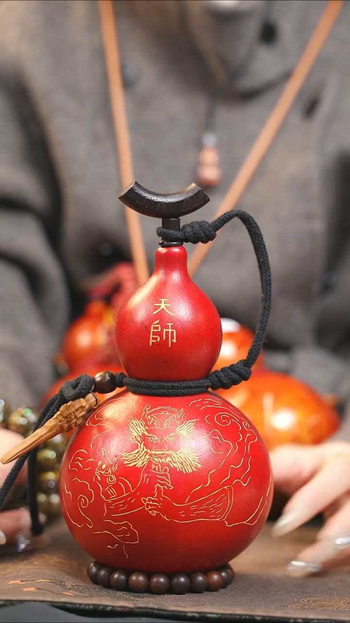 【闪购商品】XN200漆艺酒葫芦不包手串及旋转底座