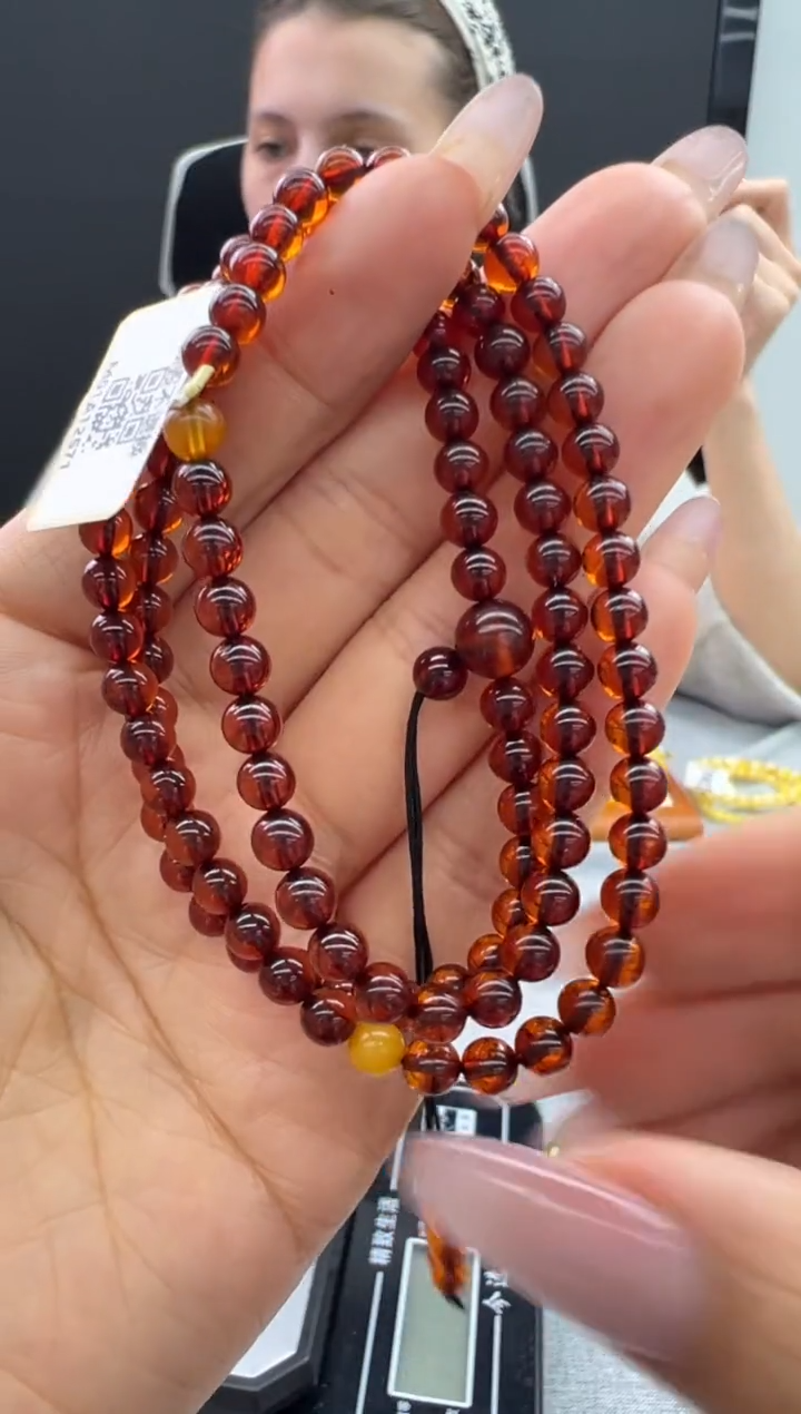 【闪购商品】琥珀颈饰未镶嵌71秒拍号