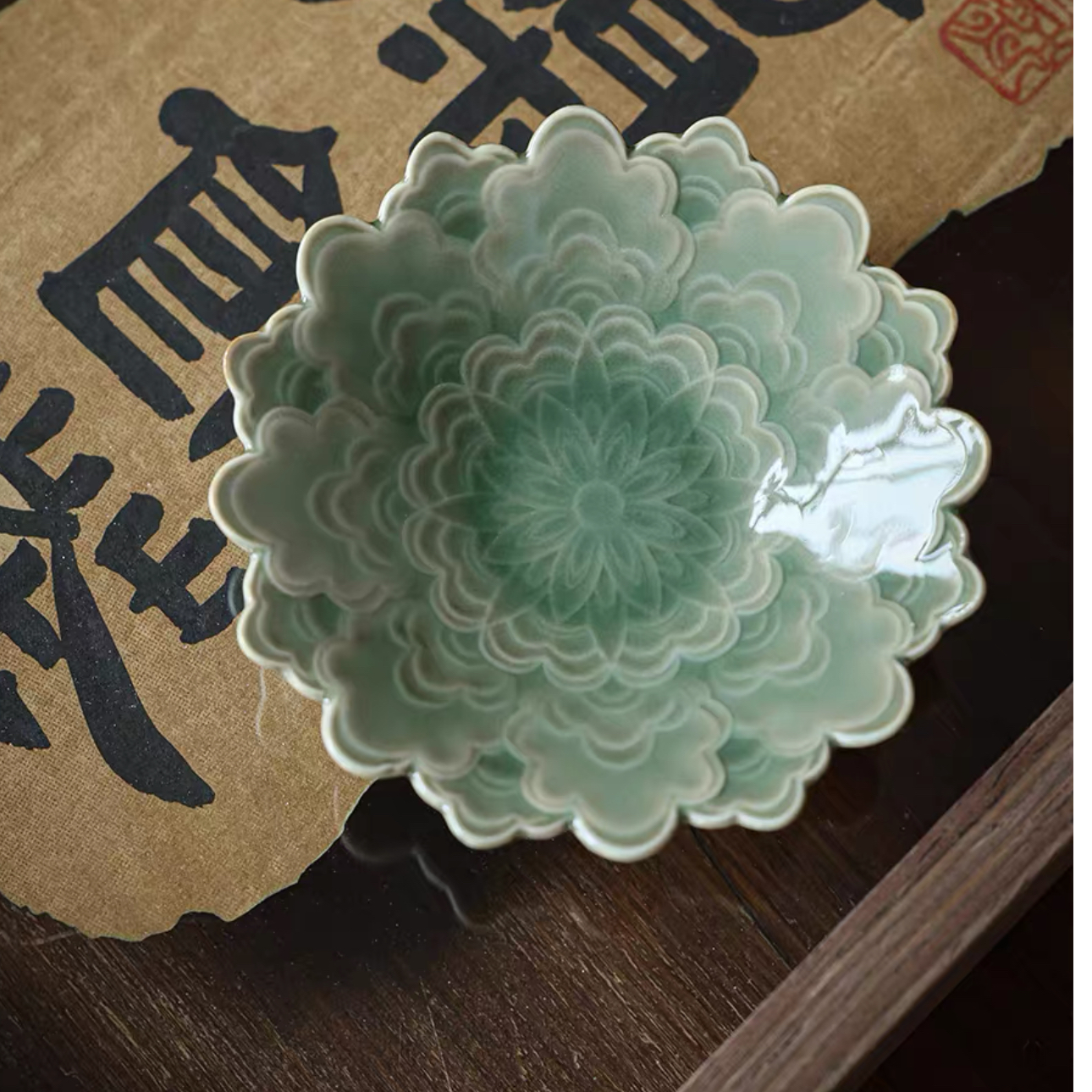 叠影杯垫 | 周大乐优选 | 景德镇陶瓷