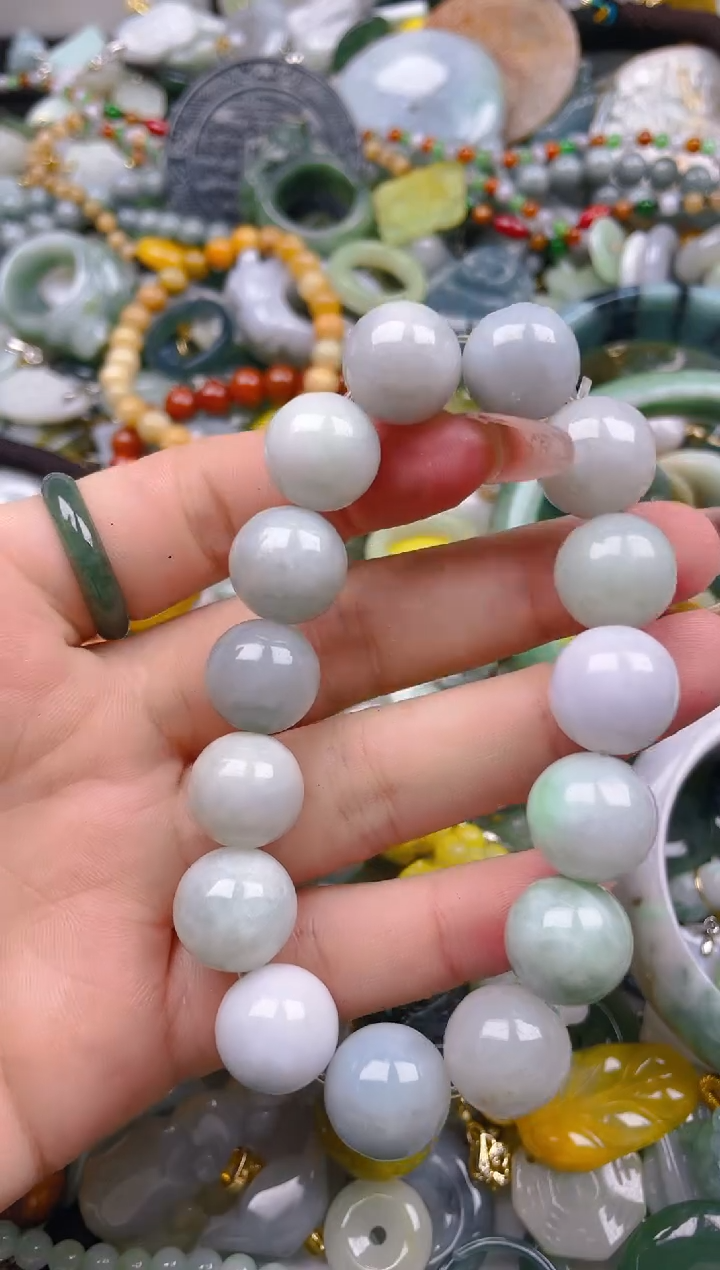 【闪购商品】翡翠颈饰未镶嵌13MM/D/翡翠A货一图一物