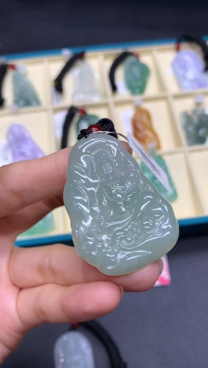 【闪购商品】定制翡翠未镶嵌大势至【无服务费】