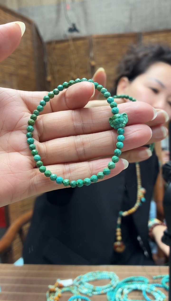 未镶嵌绿松石颈饰发****7发一件