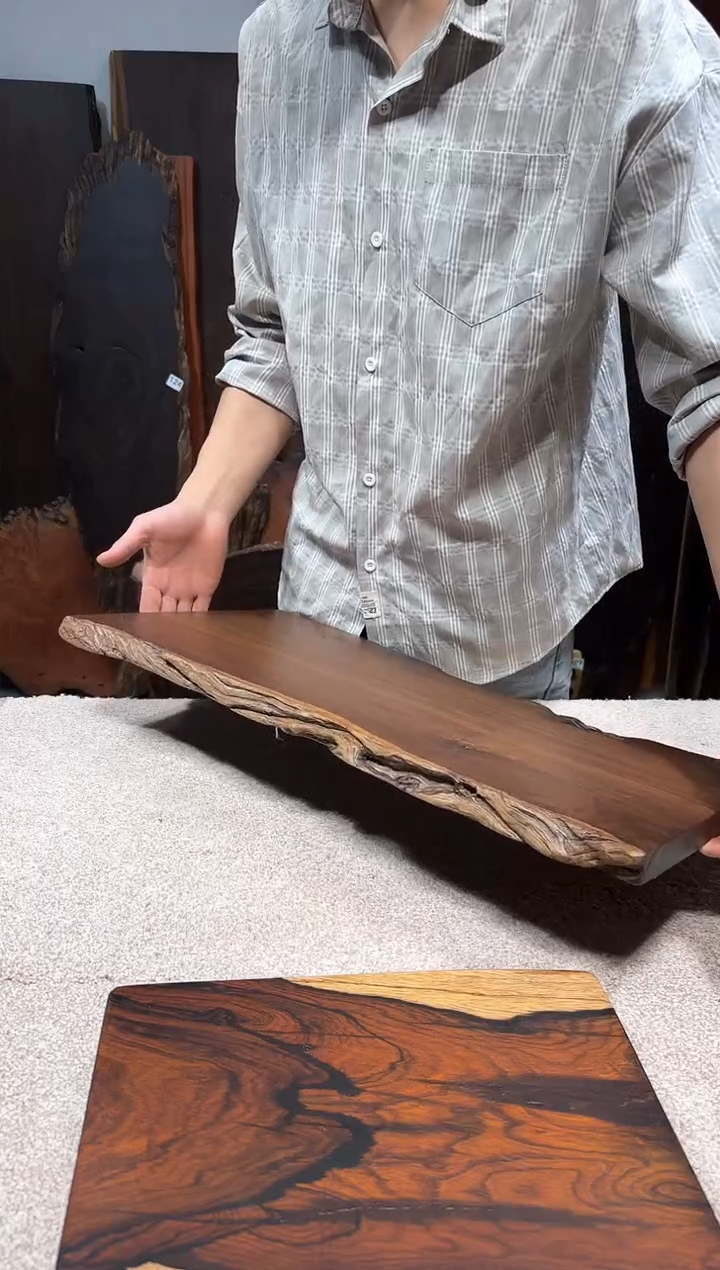 【闪购商品】风车木（黑檀木）尺寸59*27*2.4编号409