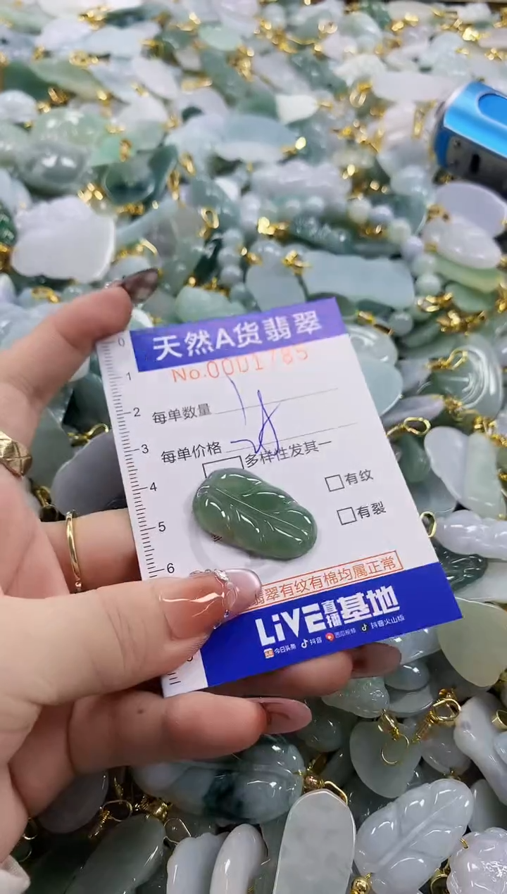 颈饰未镶嵌翡翠天然A货翡翠