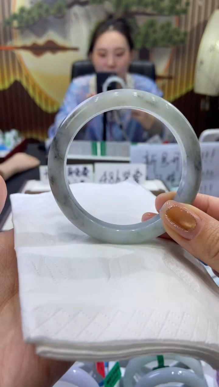 未镶嵌手镯翡翠0005507