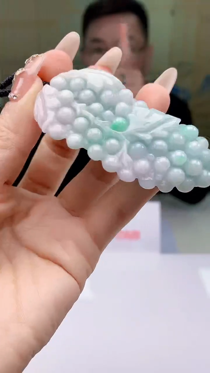 【闪购商品】定制翡翠未镶嵌5152ty-毛货挂件70