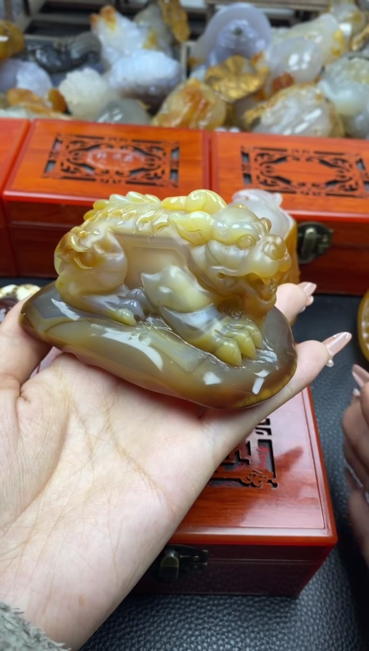 【闪购商品】玛瑙/玉髓摆件未镶嵌00