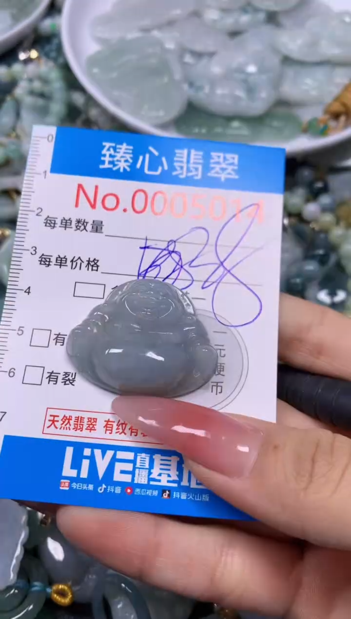 【闪购商品】翡翠颈饰未镶嵌含绳0005014
