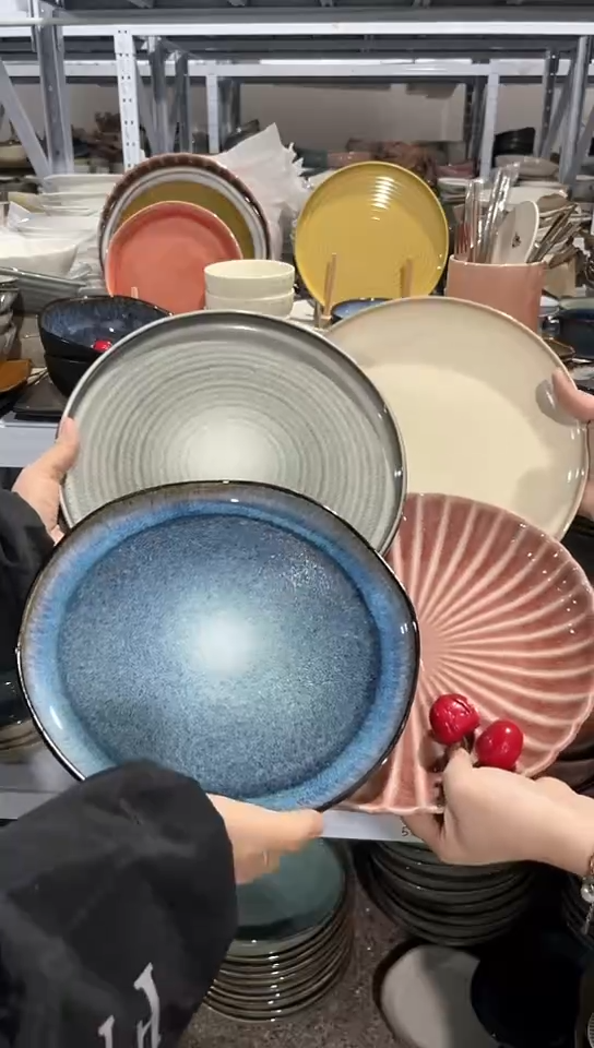 【闪购商品】瓷片外贸尾货瑕疵满20包邮X4 大盘组合