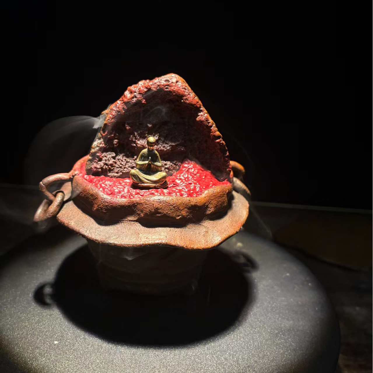 戈壁石 泥石 五彩石造景石 奇石 沙漠漆景观石家具办公室摆件