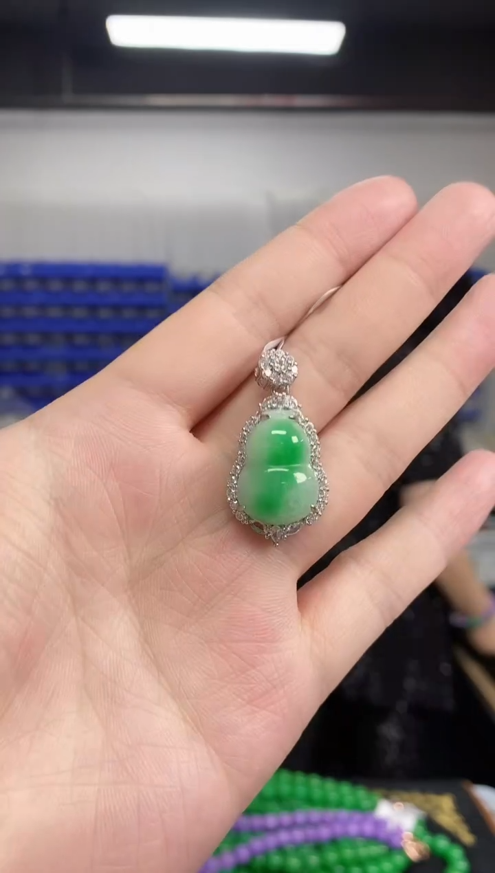 翡翠未镶嵌吊坠(不含链)闪购链接 多样性发其一颜色微差