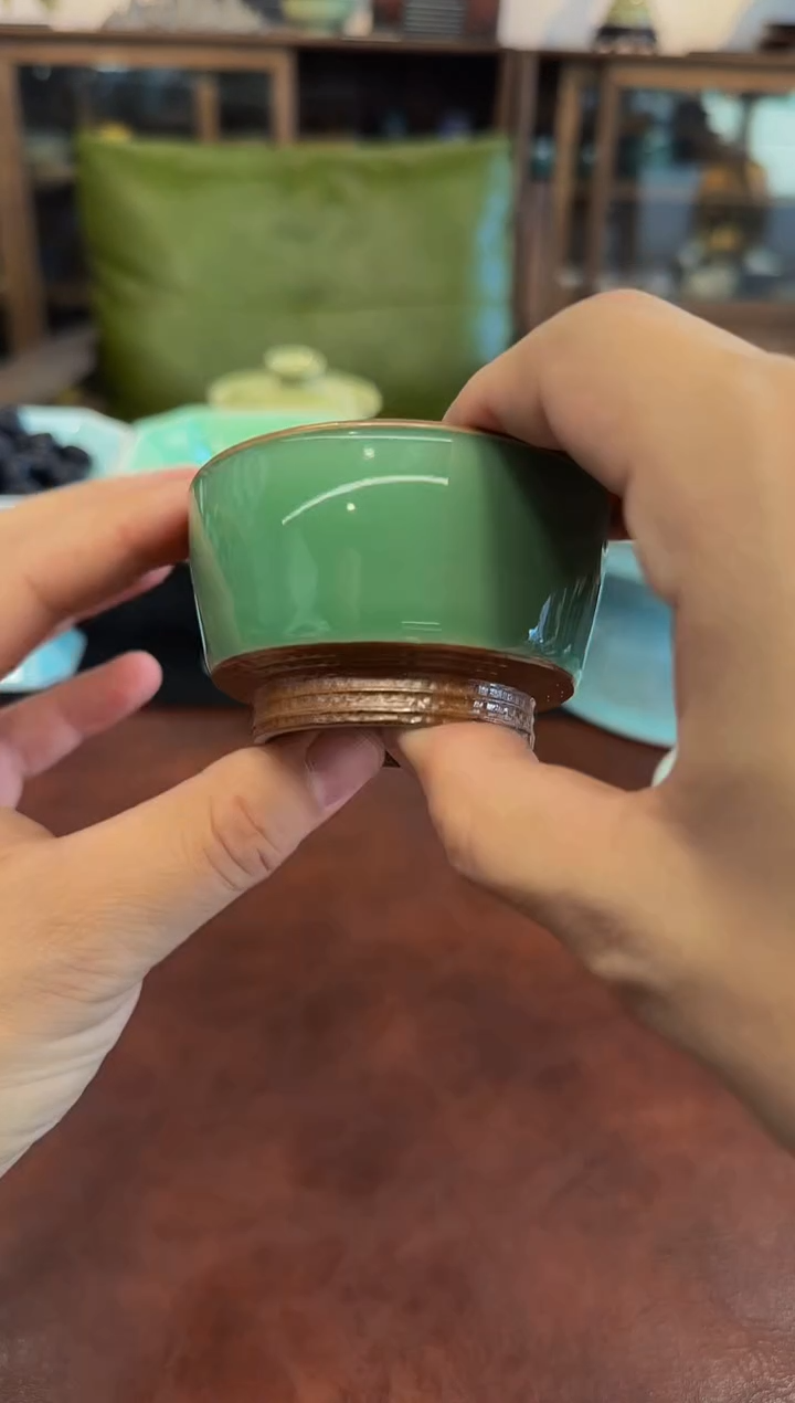 全手重工双釉主人杯