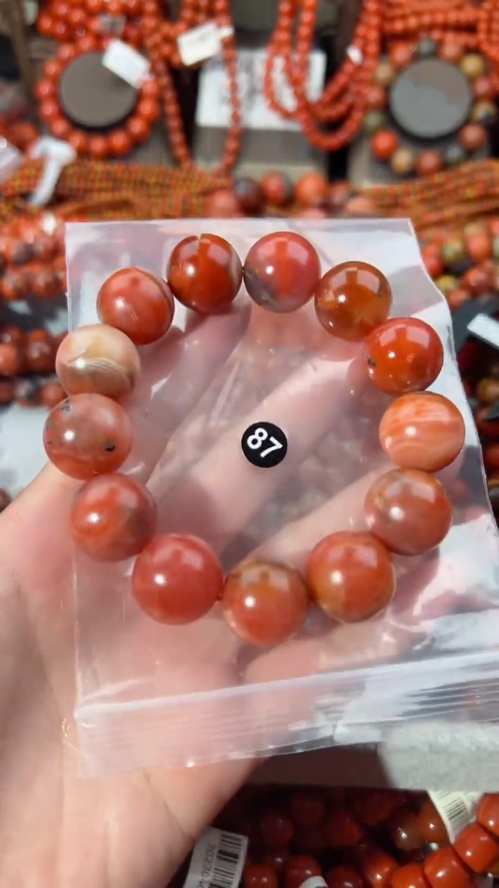 【闪购商品】南红玛瑙手串未镶嵌17+