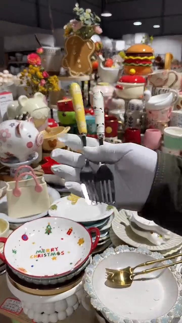 陶瓷2个叉子微瑕 凑满20元包邮