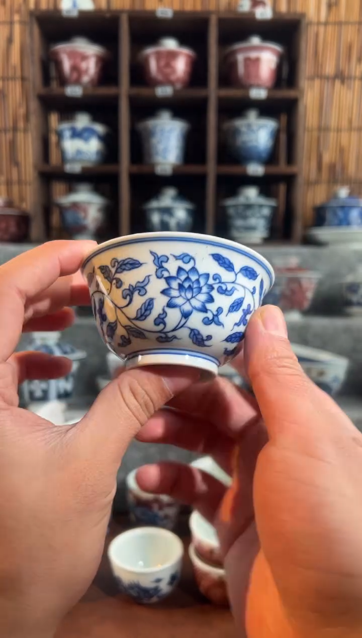 【闪购商品】a176天禄言瓷缠住了杯子