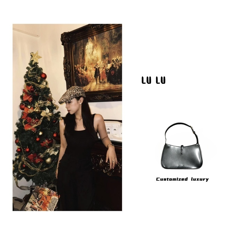 手工百搭时尚女包  TA0052   腋下  阳  1YX  HOBO 黑色   孤