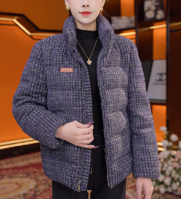 2025年冬季新品杭州原创正品时尚洋气保暖修身高定外套JJ 251177