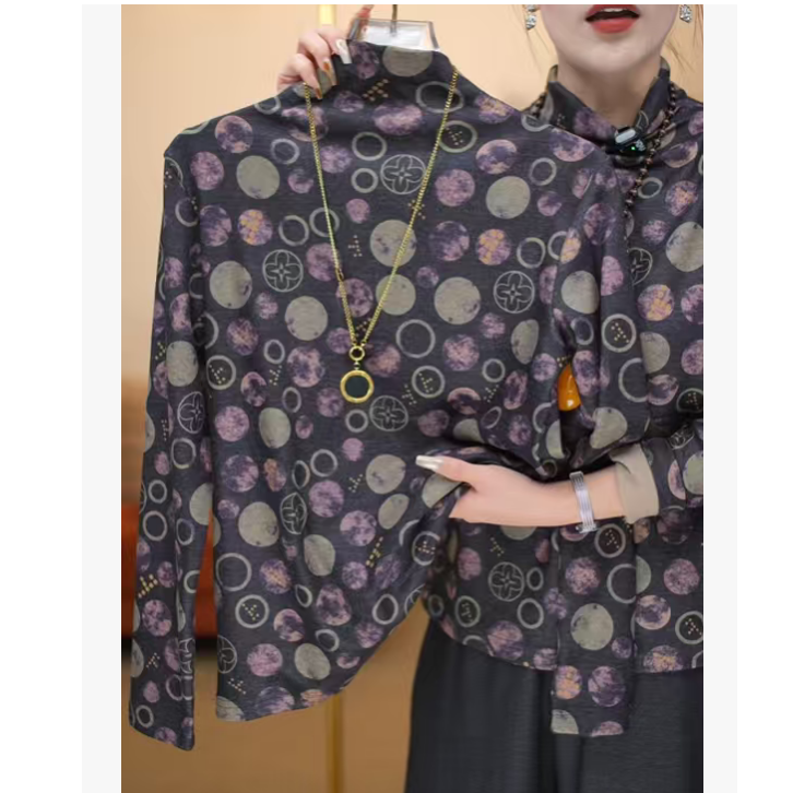 2025爆款ins双面绒打底-菩提彩绘116