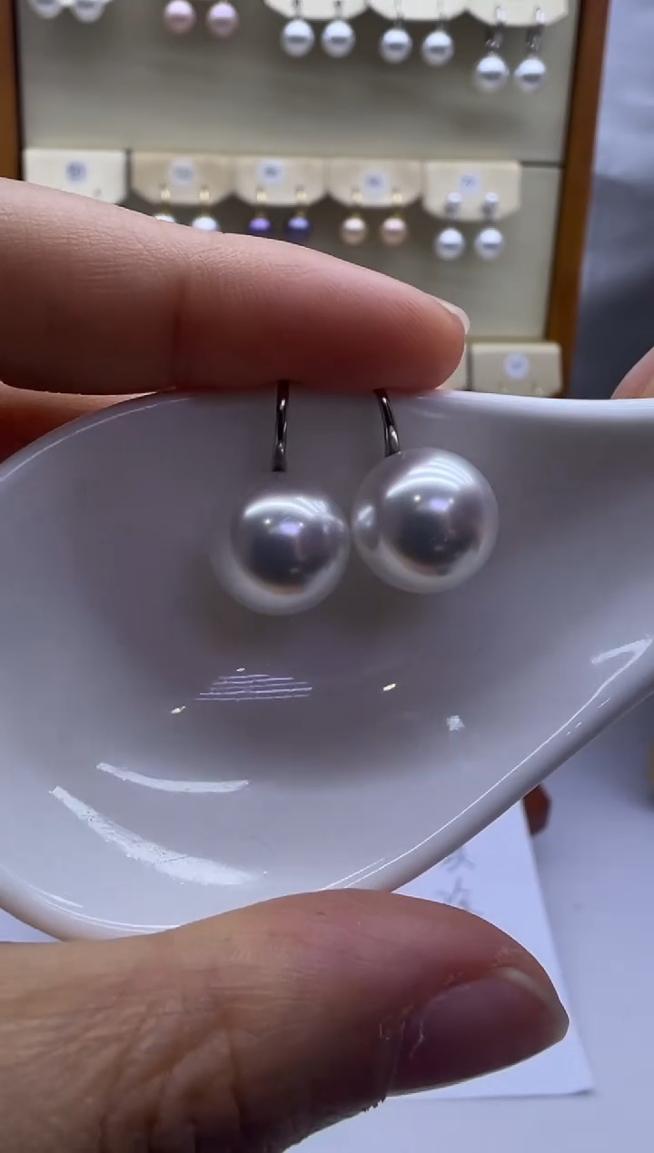 未镶嵌耳饰淡水珍珠243