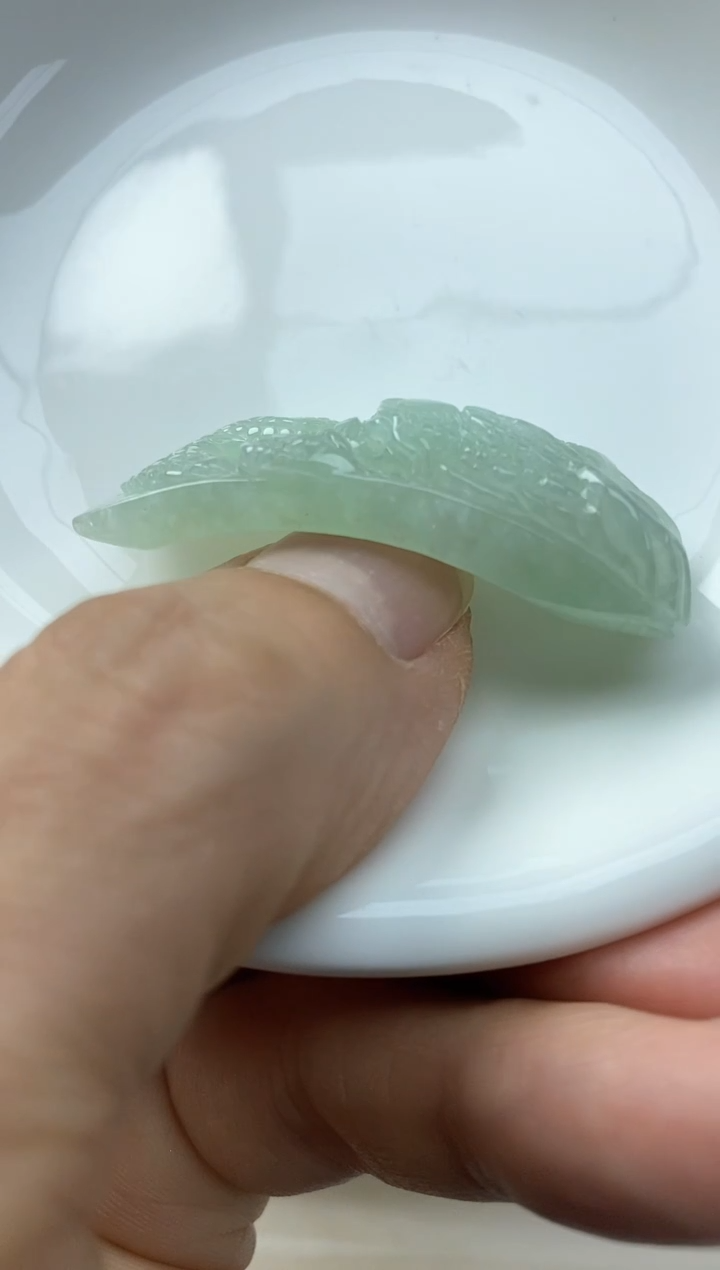 颈饰未镶嵌翡翠喜*18天然缅甸翡翠A货2单